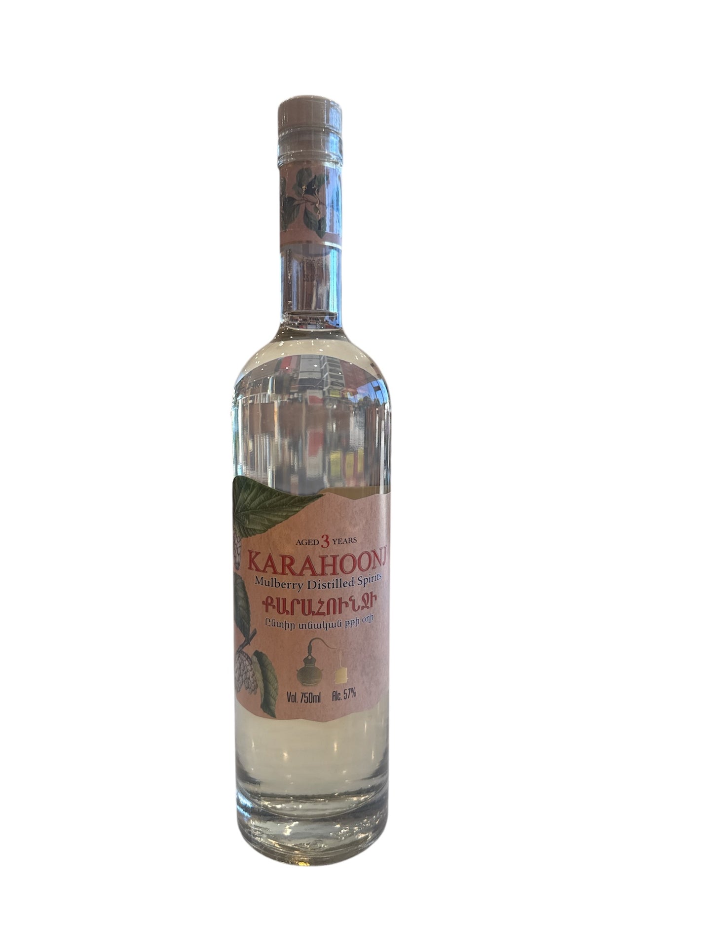 Karahoonj Armenian Brandy Mulberry Gold 3 Year Old 114PF 750ML