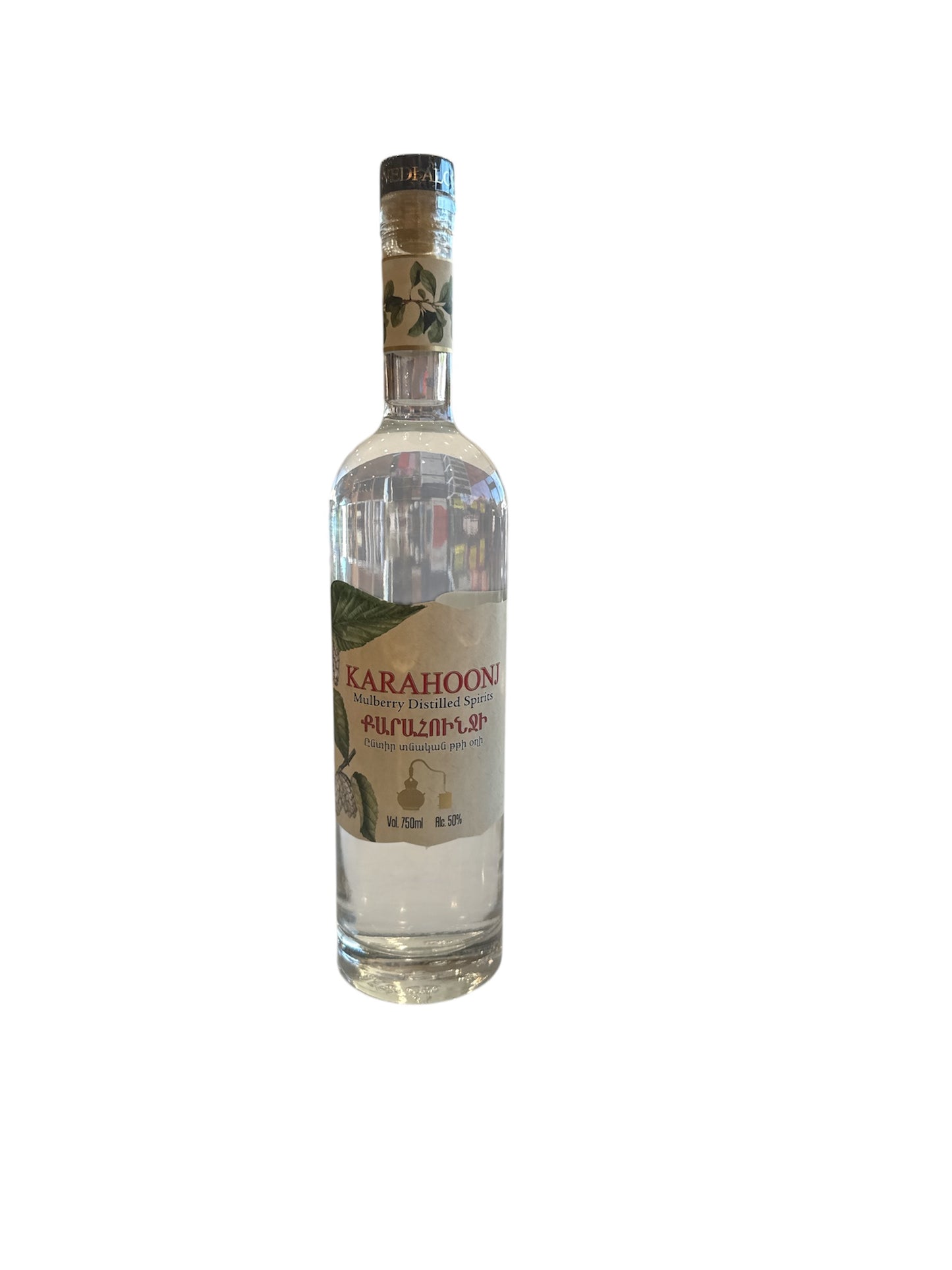 Karahoonj Armenian Brandy Mulberry Silver 100 PF 750ML