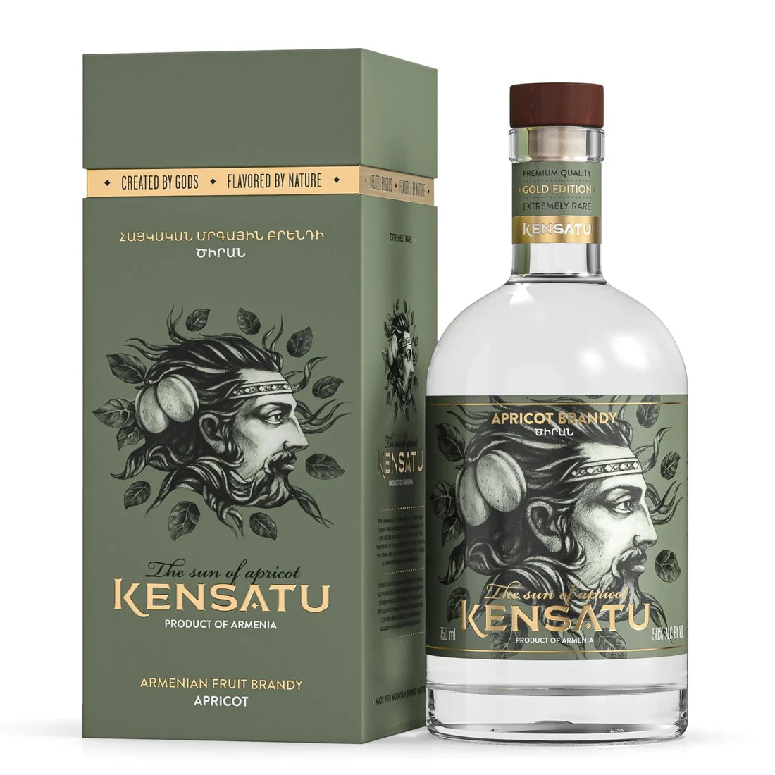 Kensatu Apricot Fruit Brandy 750ML