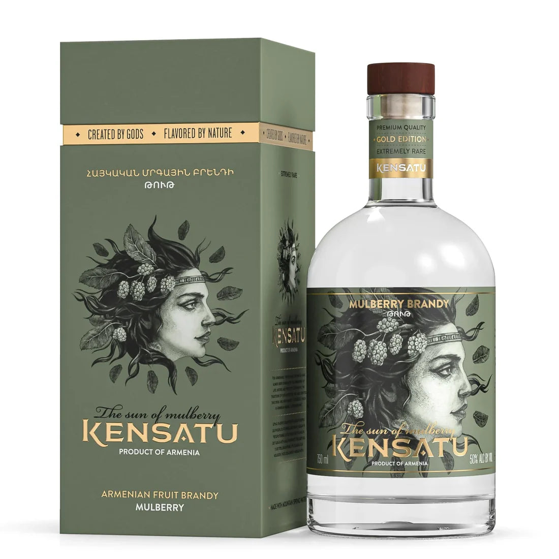 Kensatu Mulberry Fruit Brandy 750ML