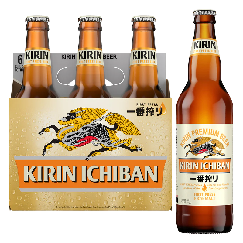 Kirin Ichiban 6pk 12oz Bottles