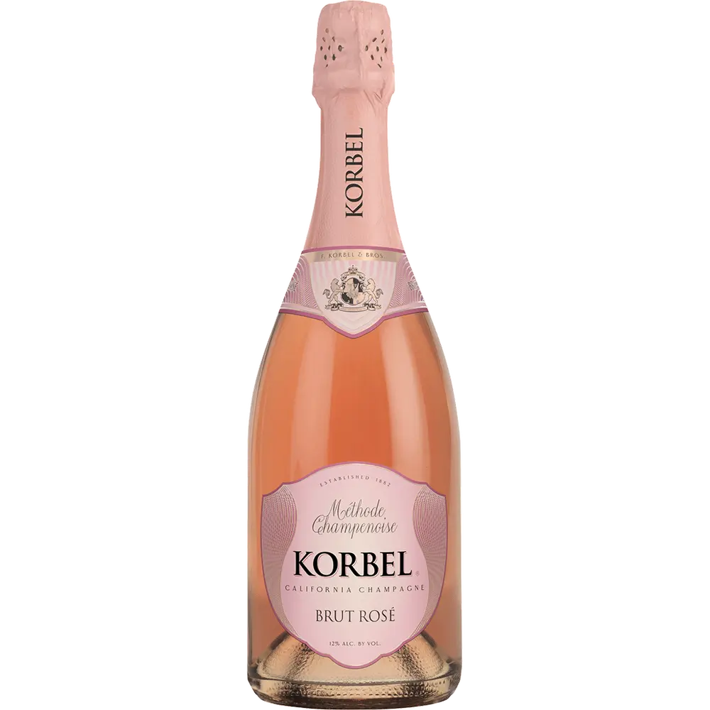 Korbel Sparkling California Champagne Brut Rose 750ML