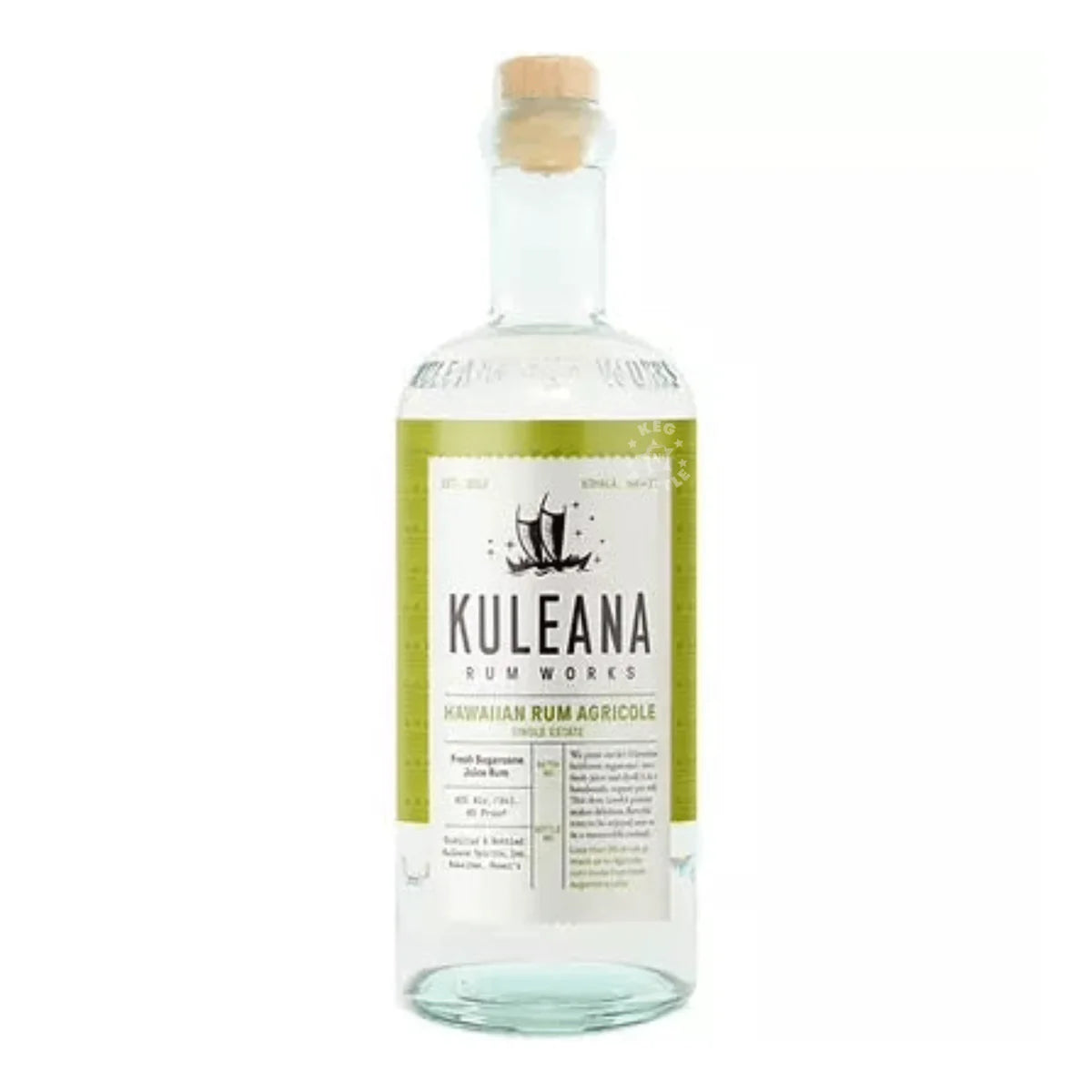 Kuleana Rum Hawaiian Agricole 80PF 750ml