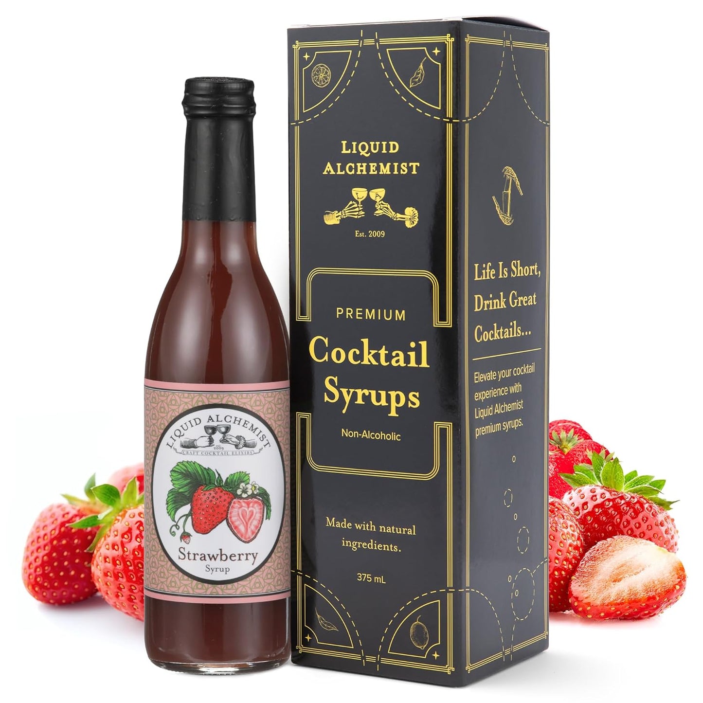 Liquid Alchemist Strawberry Cocktail Syrup 375ML