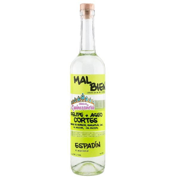 Mal Bien Mezcal Artesanal Espadin Quinceanera Edition Cortes 750ml