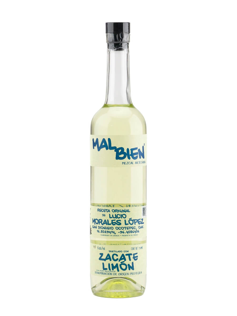 Mal Bien Mezcal Artesanal Zacate Limon 750ML