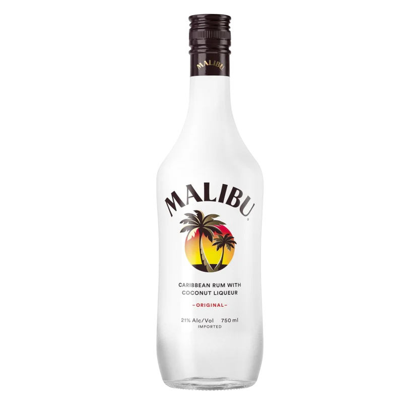 Malibu Coconut Rum 750mML(42 Proof)
