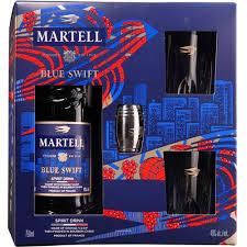 Martell Cognac VSOP Blue Swift  Gift Pack 80 750ML