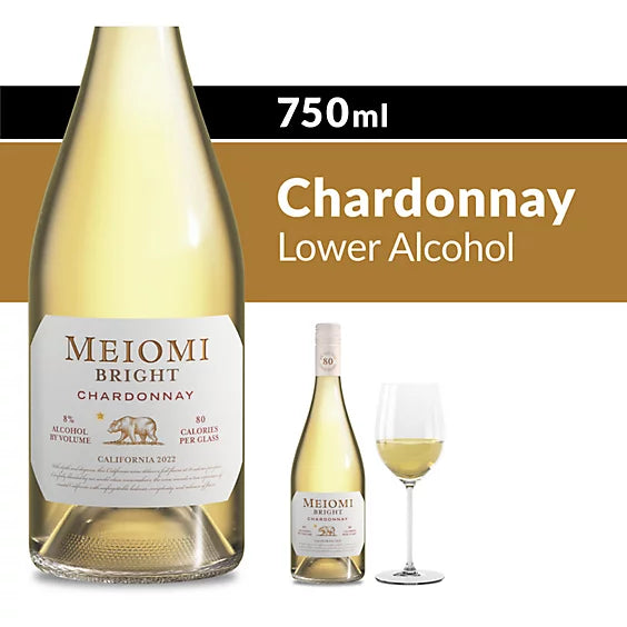Meiomi Bright Chardonnay Wine 2022 750ML