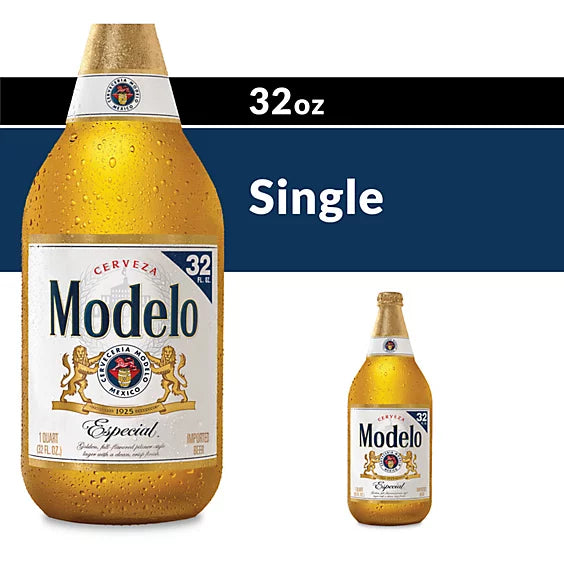 Modelo Especial Beer Bottle 32 OZ