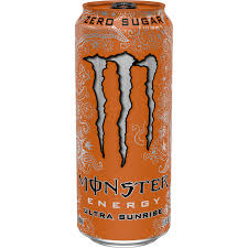 Monster Energy, Ultra Sunrise, Sugar Free Energy Drink, 16 FL OZ Aluminum Can