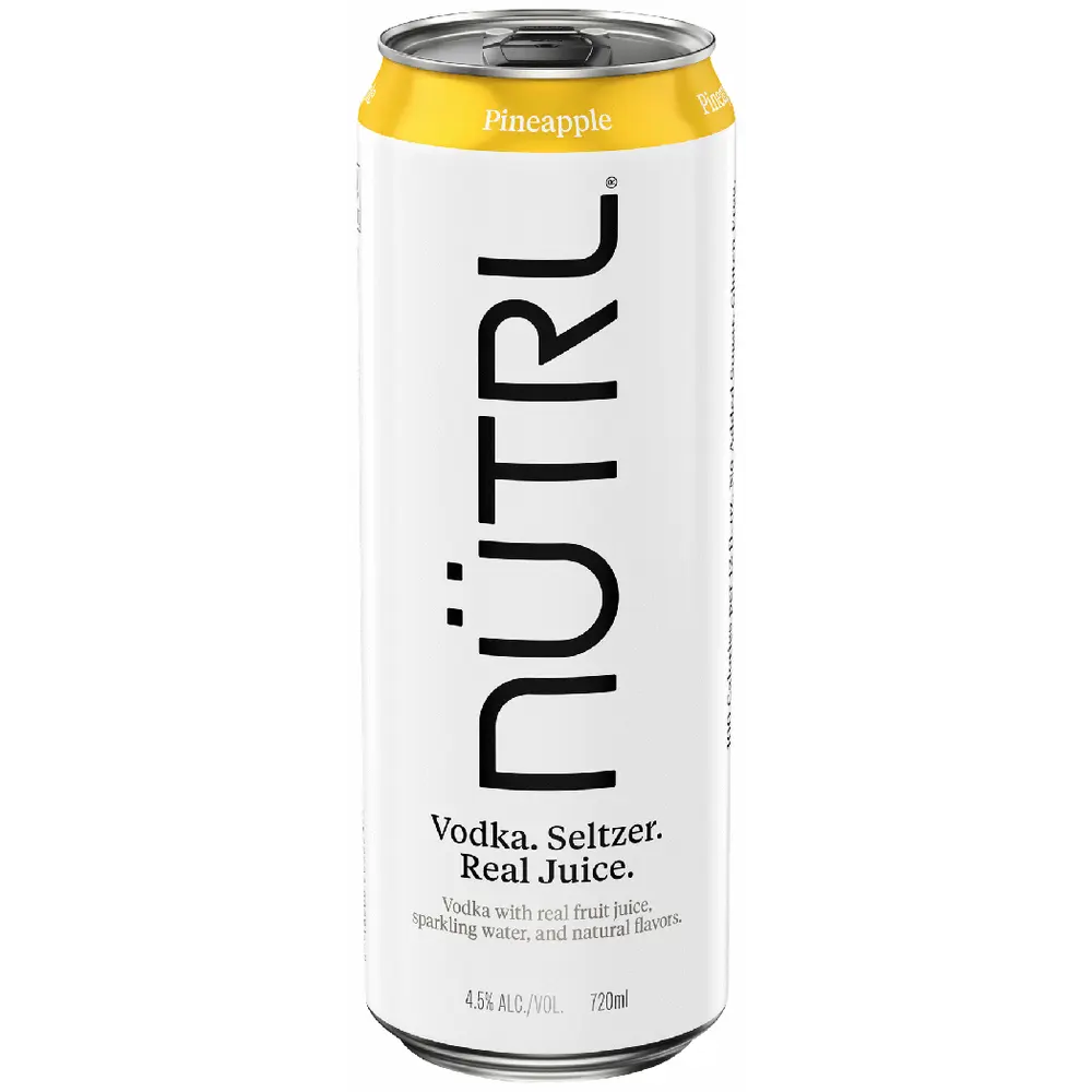 NUTRL Pineapple Vodka Hard Seltzer Can 24.3OZ