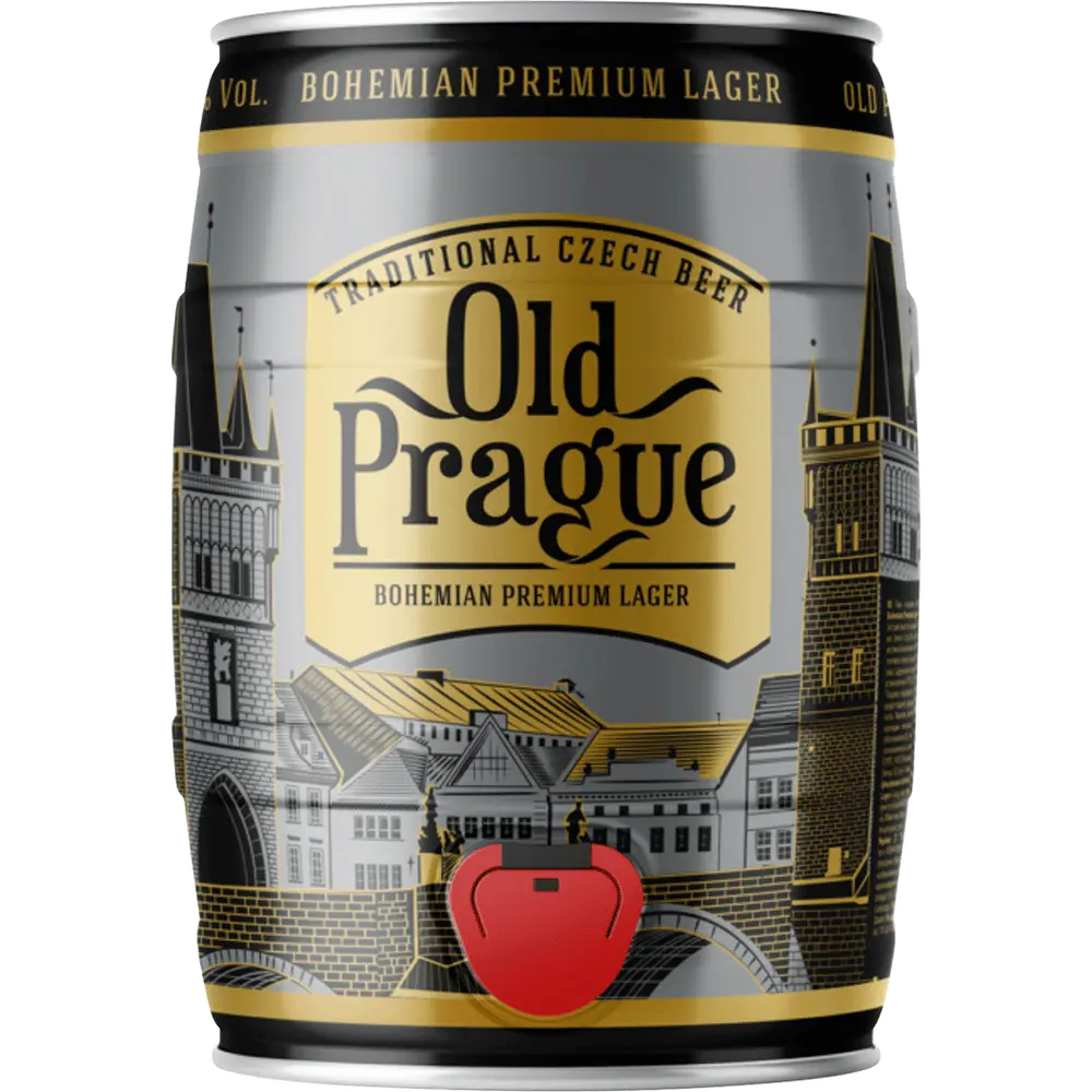 Old Prague Bohemian Lager Premium Beer 5L