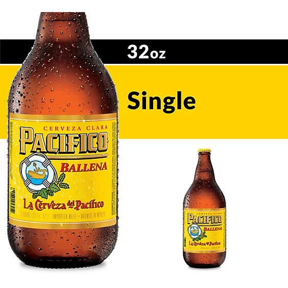 Pacifico Beer Single Bottle 32OZ