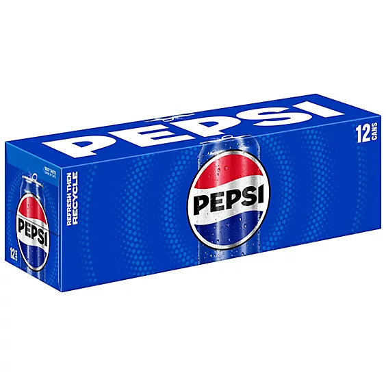 Pepsi Soda Cola 12OZ 12PK