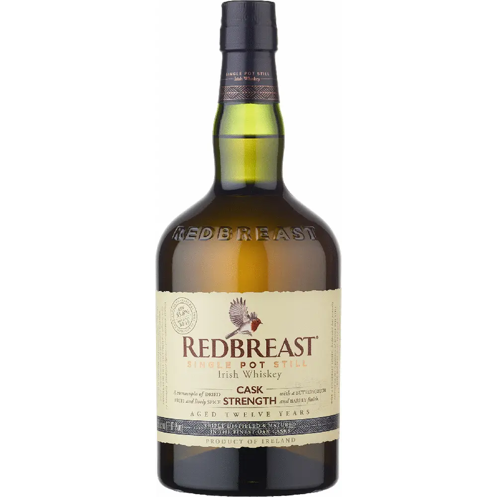 Redbreast Single Pot Still Cask Strength Irish Whiskey 12 yr 114.4PF  750ML