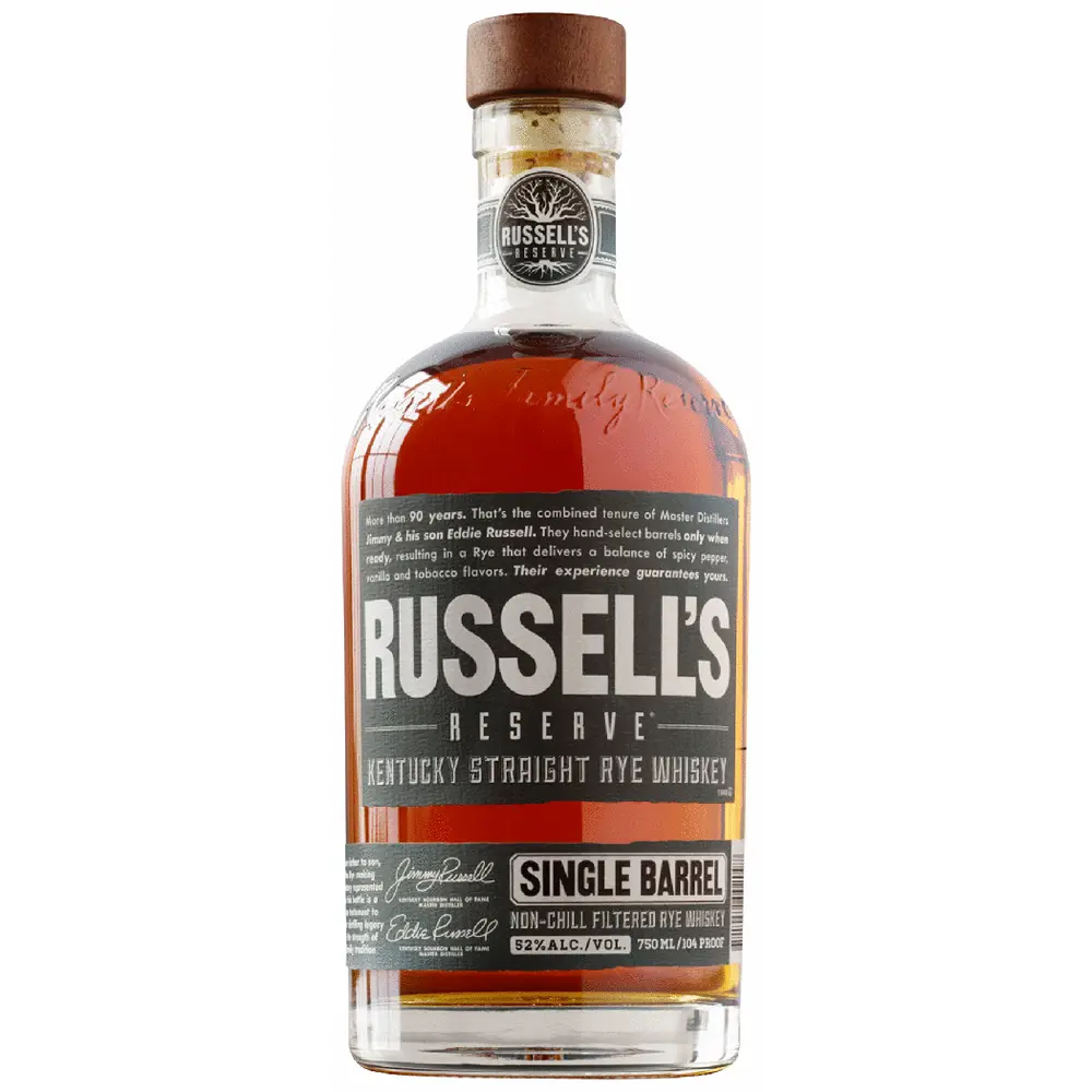Russell's Reserve Single Barrel Straight Rye 104PF 750ML