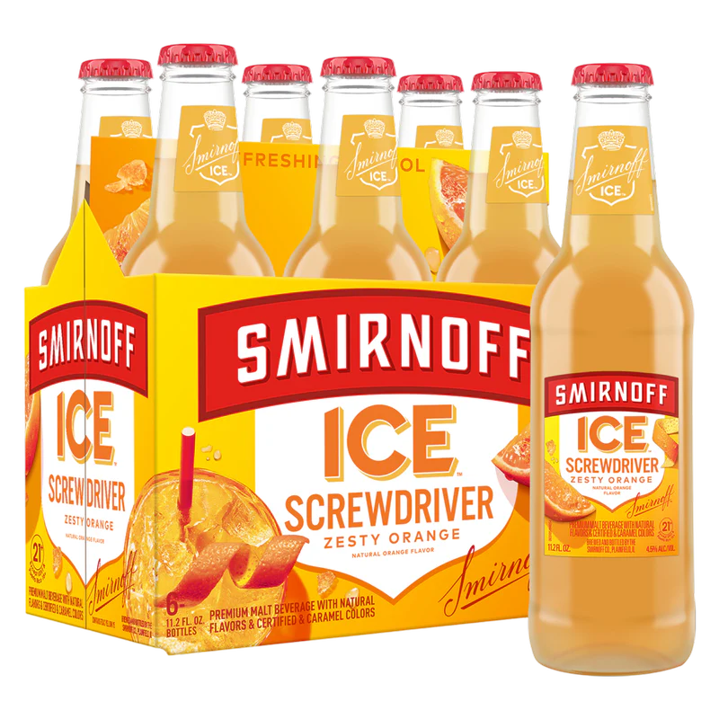 Smirnoff Ice Screwdriver 6pk 11.2oz Btl