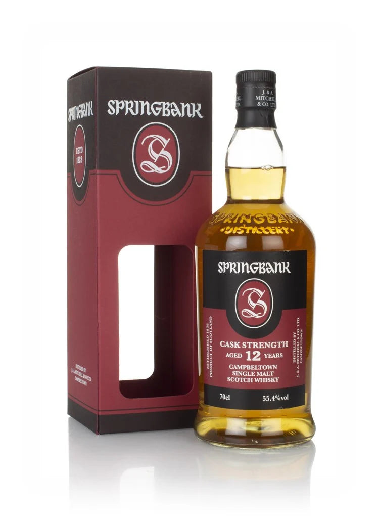Springbank Cask Strength 12Yr Campbeltown Single Malt Scotch  700ML