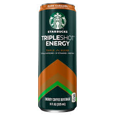 Starbucks Tripleshot Energy Coffee Beverage, Dark Caramel Flavor, 11 FL.OZ Can