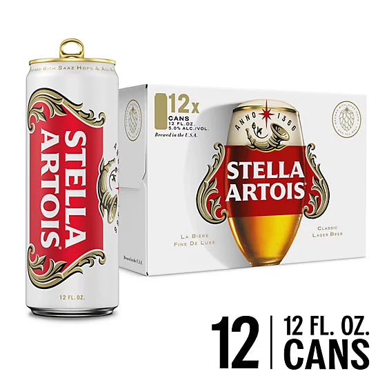 Stella Artois 12Pack Can 12OZ