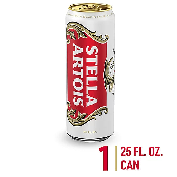 Stella Artois Beer Can 25OZ