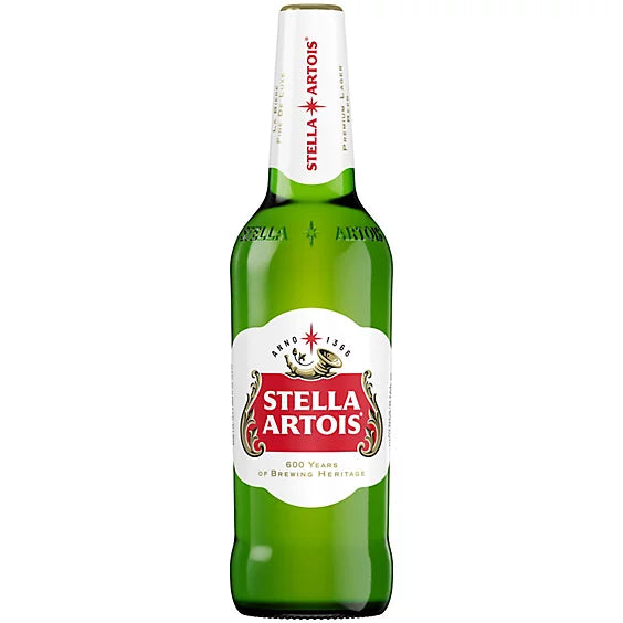 Stella Artois Lager Beer Bottle 22.4OZ