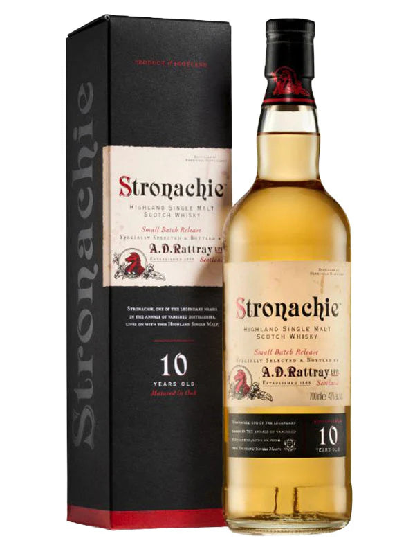 Stronachie 10Yr Highland Single Malt Scotch Small Batch Release 700ML