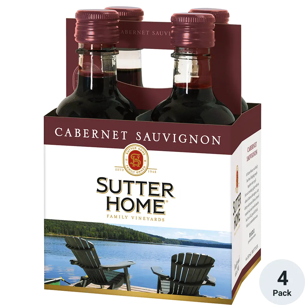 Sutter Home Cabernet Sauvignon 187ML 4PK