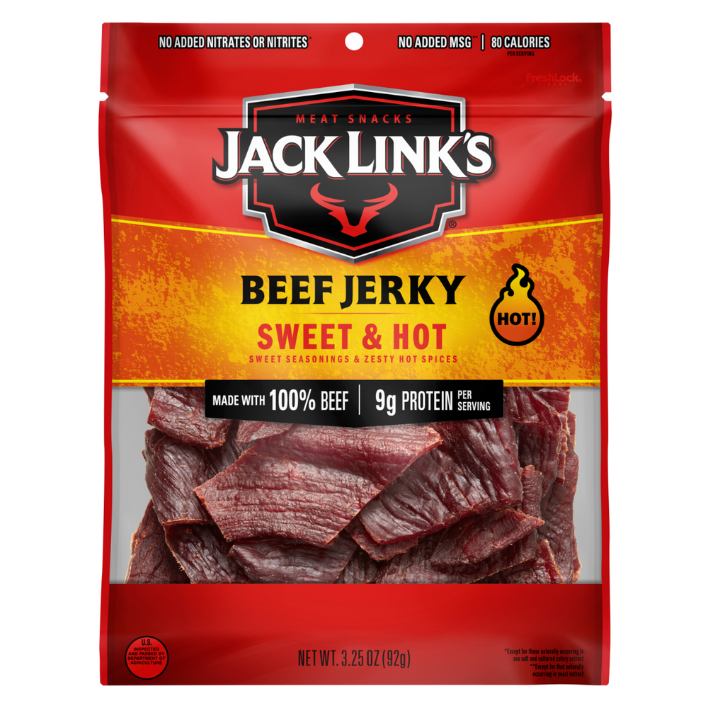 Jack Link's Beef Jerky Sweet & Hot 3.25OZ