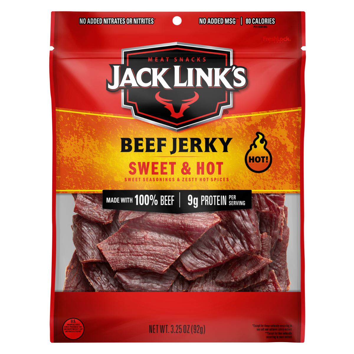 Jack Link's Beef Jerky Sweet & Hot 3.25OZ