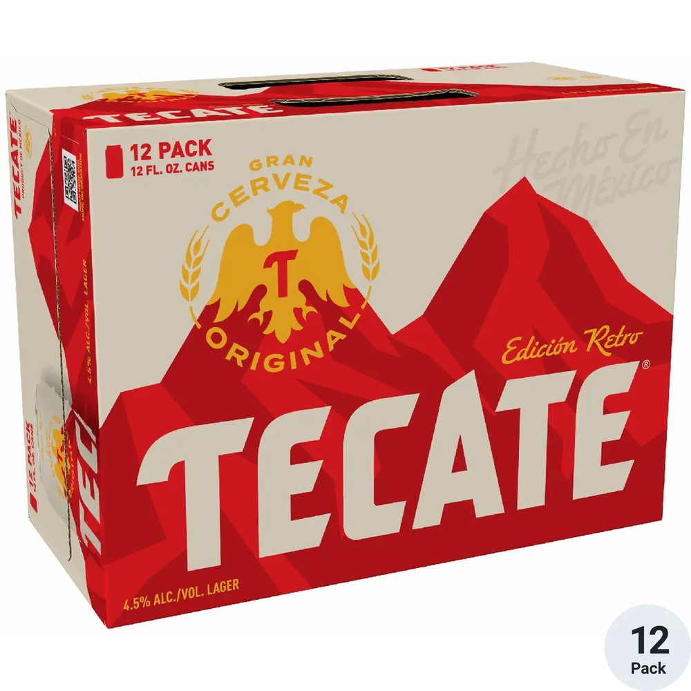 Tecate  Mexican Lager Beer 12Pack Cans 12OZ