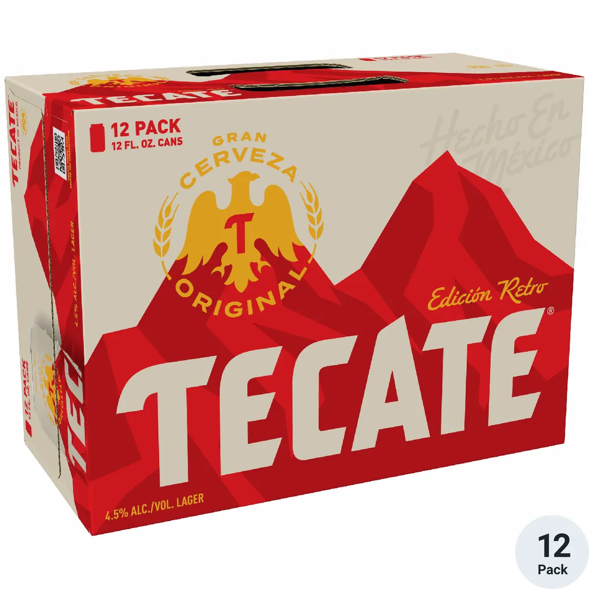 Tecate  Mexican Lager Beer 12Pack Cans 12OZ