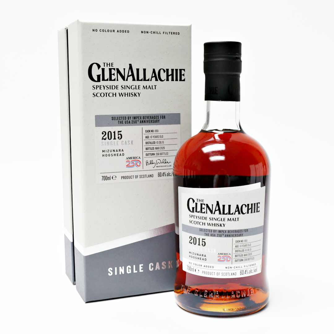The GlenAllachie 2015 10Yr Mizunara Hogshead Single Cask  700ML