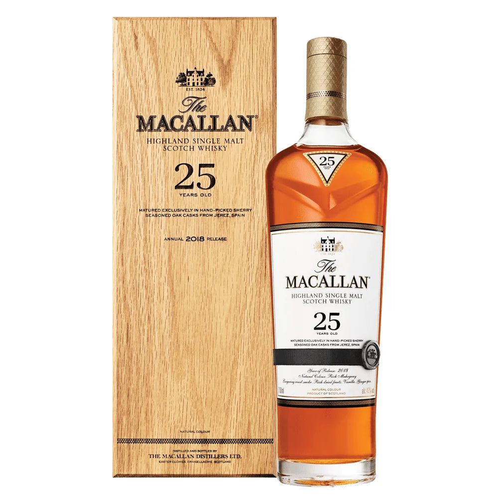 The Macallan Sherry Oak 25 Year Old 2023 Single Malt Whisky 750ML
