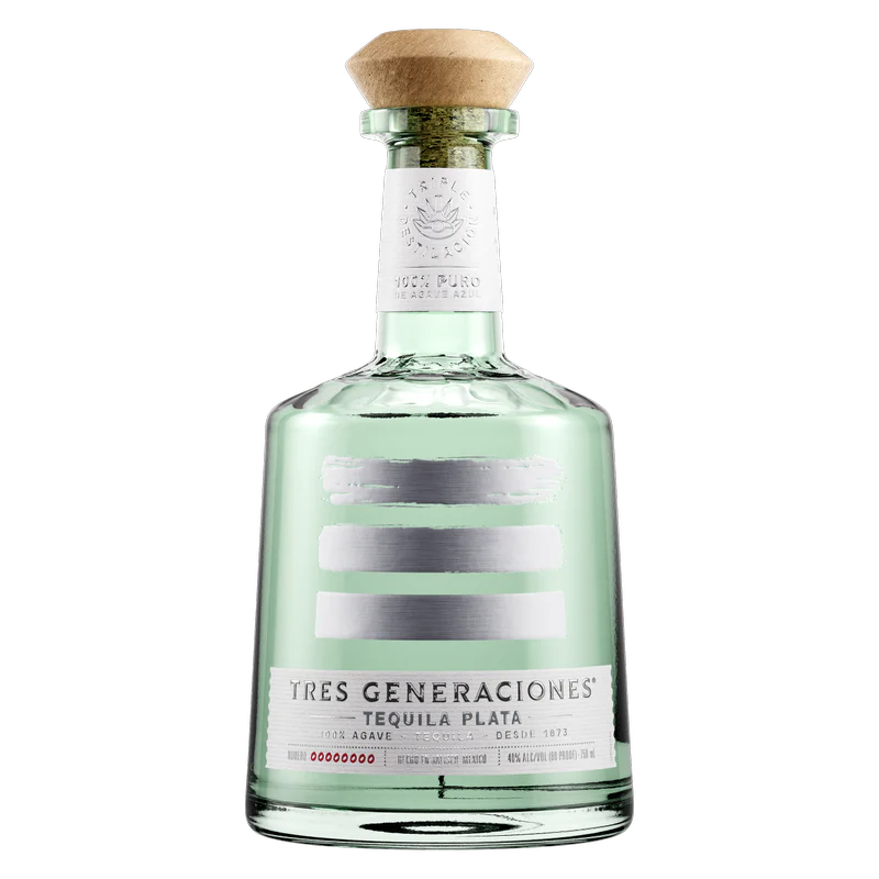 Tres Generaciones Plata Tequila 750ML (80 Proof )