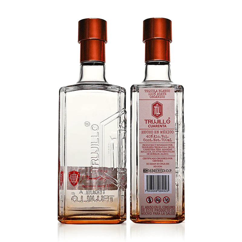 Trullijo Cuarenta Tequila Organic Blanco 700ML