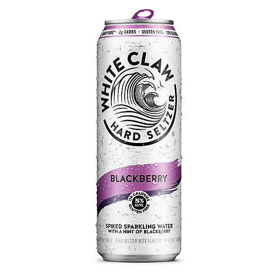 White Claw Blackberry Hard Seltzer 19.2OZ Cans