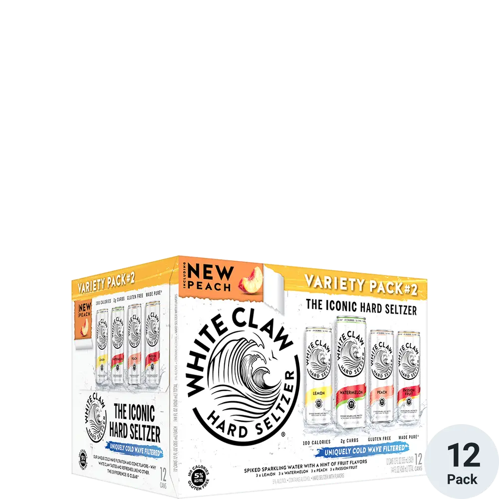 White Claw Hard Seltzer Variety #2 12Pack 12OZ