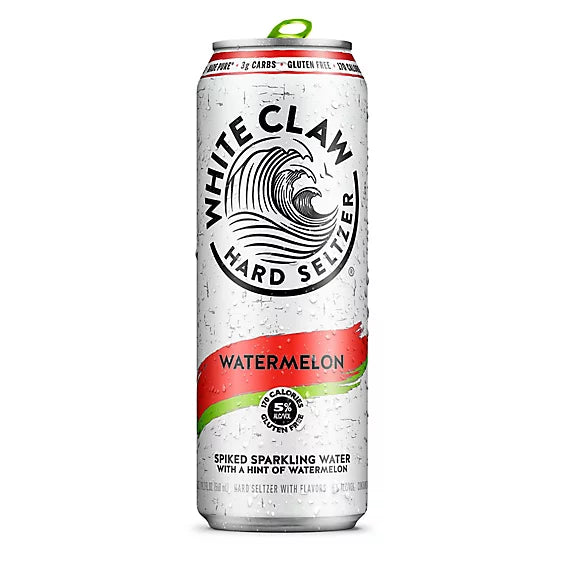 White Claw Hard Seltzer Watermelon 19.2OZ Can
