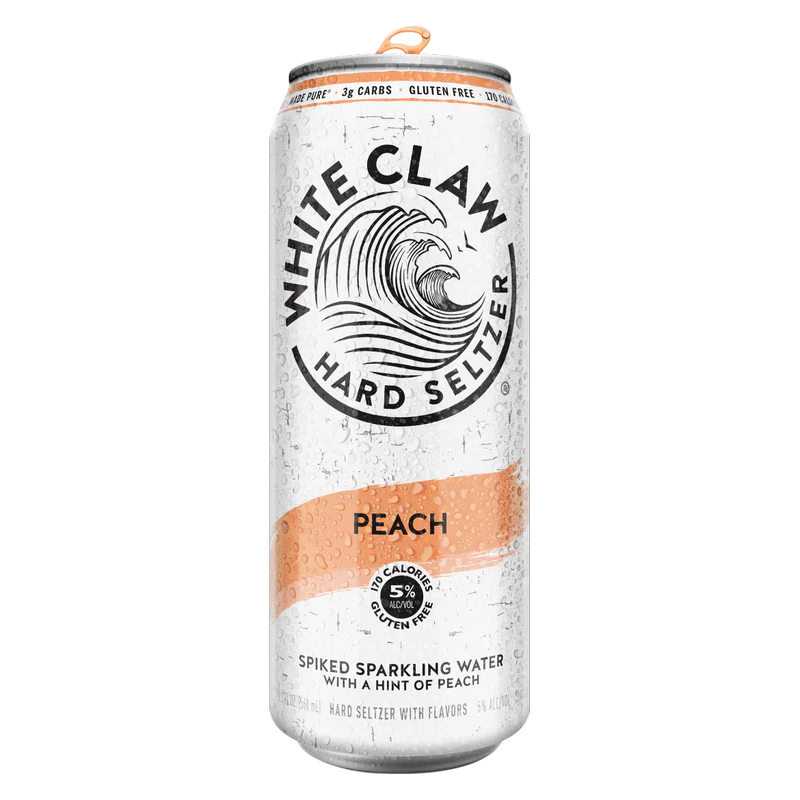 White Claw Peach Single 19.2OZ Can