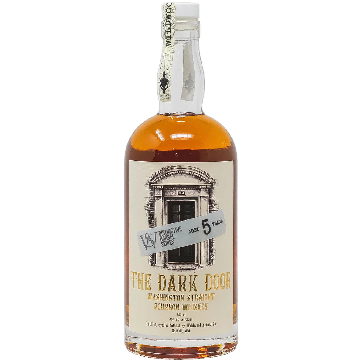 Wildwood The Dark Door Washington Straight Bourbon 5 Years 750ML