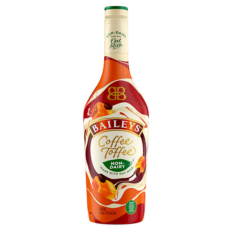 Baileys Cream Liqueur Coffee Toffee Non-Dairy Made With Oat Milk 34 750ML