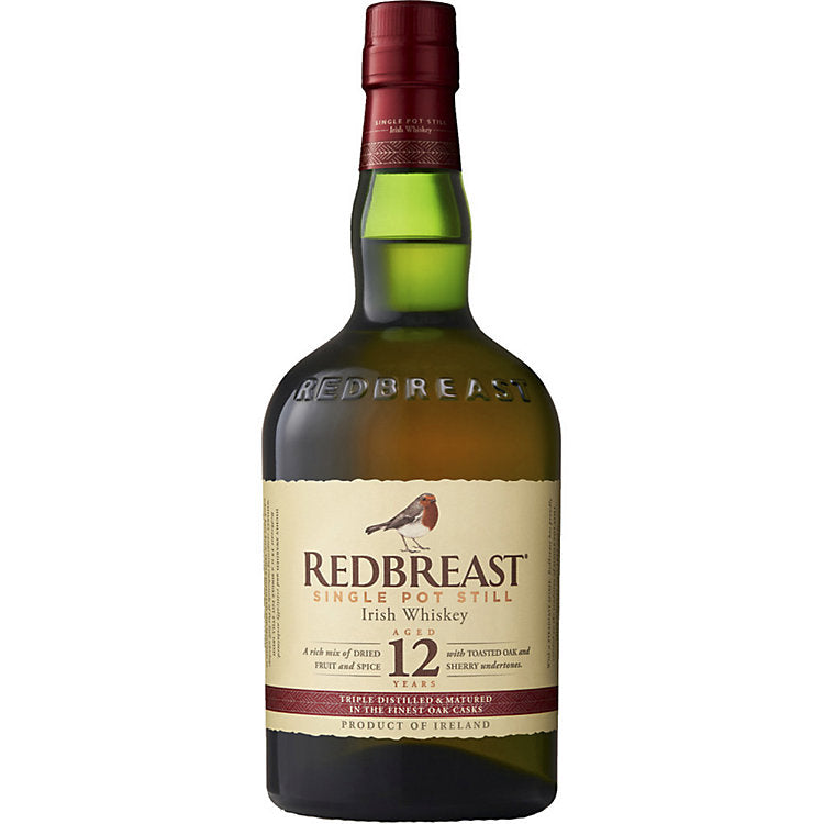 Redbreast Single Pot Still Irish Whiskey 12 yr 80 750ML