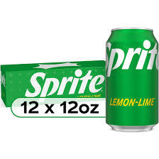 Sprite soda, lemon-lime 12OZ Can12PK